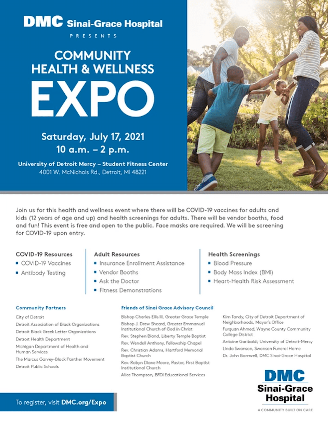 Community Health & Wellness Expo | The Detroit Association Of Black ...